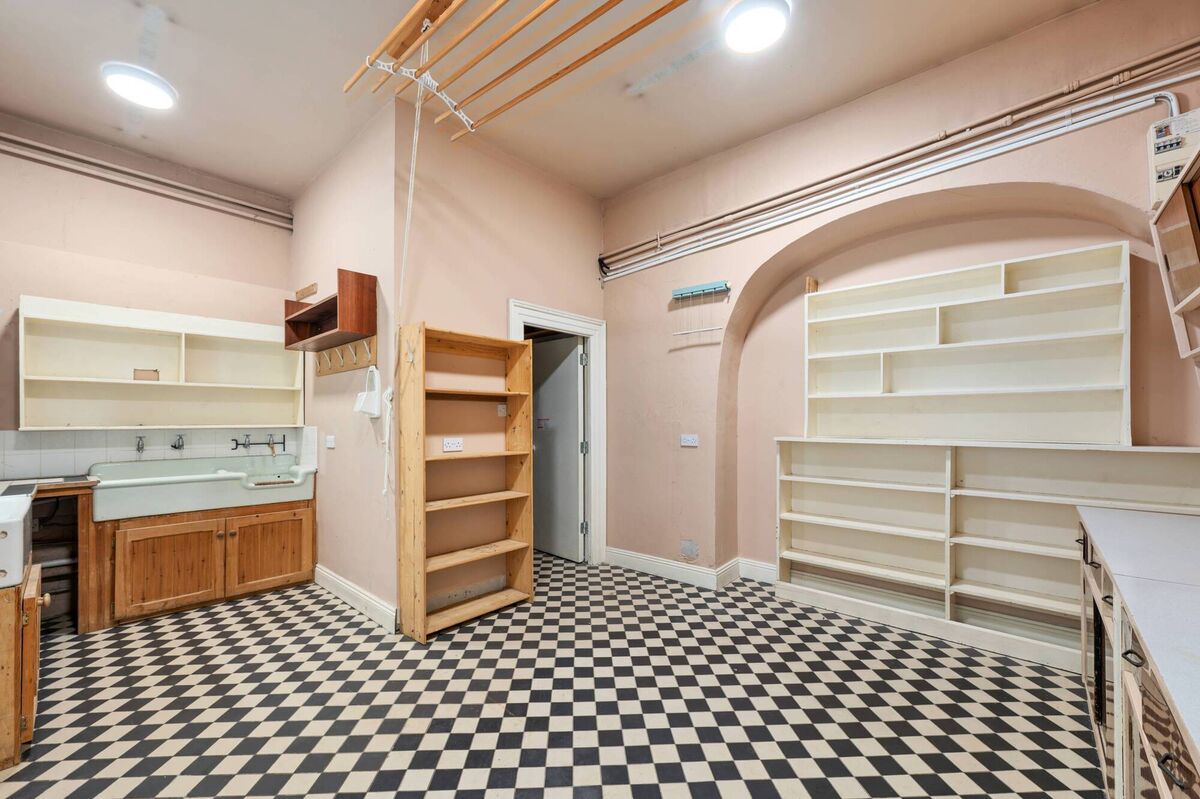 Basement laundry