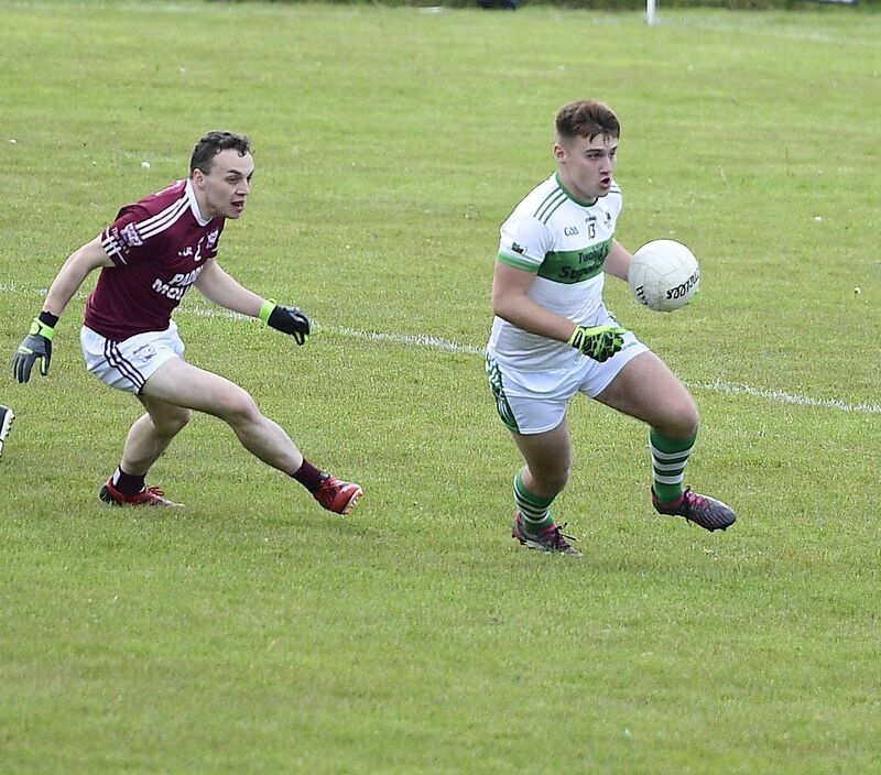 Grantas Bucinskas kicked Kanturk's late point to draw with Aghabullogue. Picture: John Tarrant