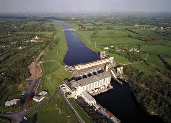 Ardnacrusha, which was once the largest hydroelectric generating station in the world and remains a landmark of 20th-century engineering. 