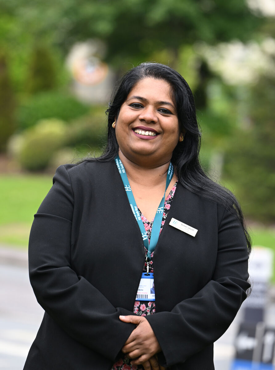 Susan Jacob: 'In my own family, I’m a nurse, as is my brother and my mum’s sister. So it seems to be in the blood.' Picture: Larry Cummins
