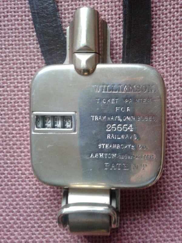 A Williamson registering bell punch, the type once used in the Steam Packet office in Patrick Street, Cork city, as an easy way of accounting for the cash collected
