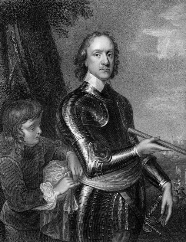 Oliver Cromwell is known for his brutal military campaign in Ireland in the 1600s. File picture