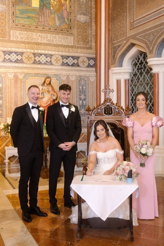 Kate O’Neill and Barry O’Driscoll with Megan O’Neill and Rob Long. Pictures: Diana Pokusai