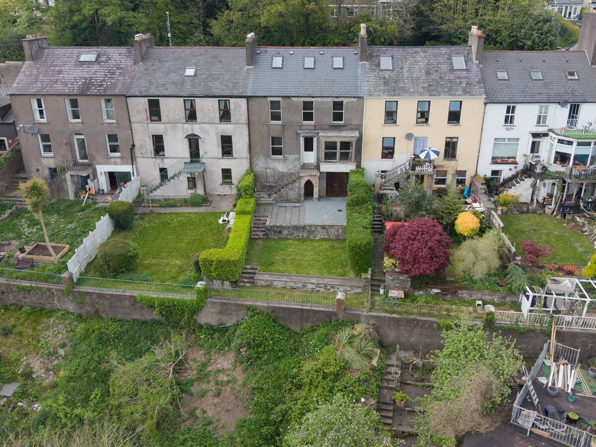Carriglee, pictured centre, has a duplex layout
