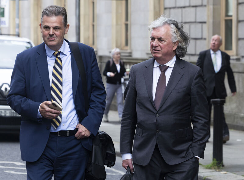 RTÉ's Director-General, Kevin Bakhurst, and Chairperson of RTÉ Terence O'Rourke. File Picture: Sam Boal/Collins Photos