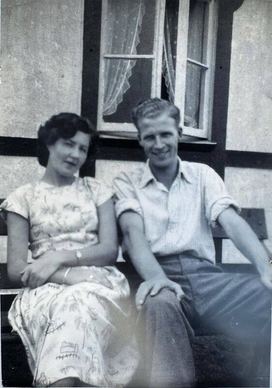 Joe and his wife Pat, who were married for 57 years. 