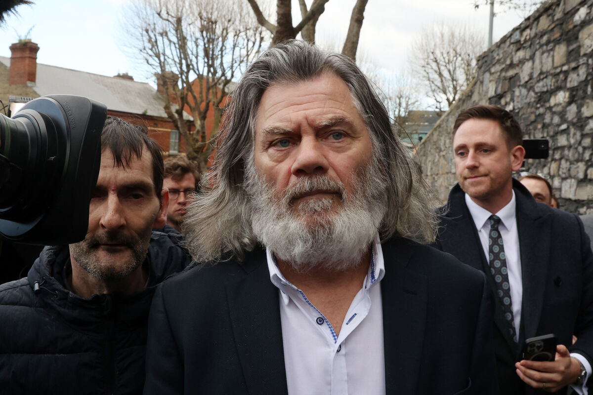 Gerry Hutch outside the Special Criminal Court after he was found not guilty of the murder of David Byrne at a hotel in Dublin in 2016. 