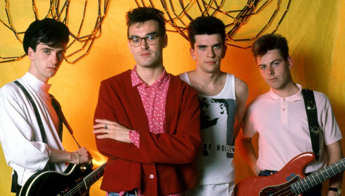 The Smiths in 1985: (Left to right) Johnny Marr, English  Morrissey,  Mike Joyce and  Andy Rourke. Photo: Ross Marino/Getty Images