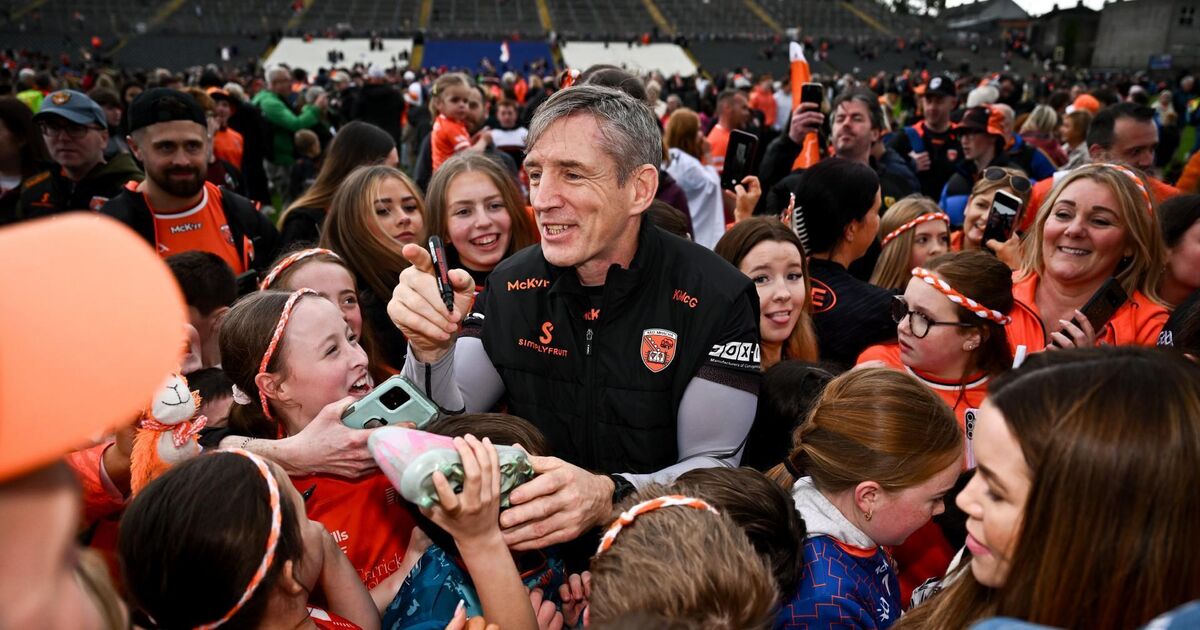 Maurice Brosnan on the Armagh team that Kieran McGeeney built