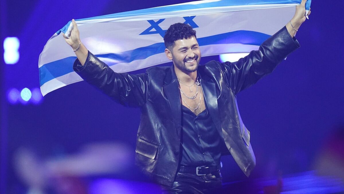 Noam Bettan representing Israel, during the grand final for the Eurovision Song Contest in the Wiener Stadthalle in Vienna, Austria. Picture: Ian West/PA Wire