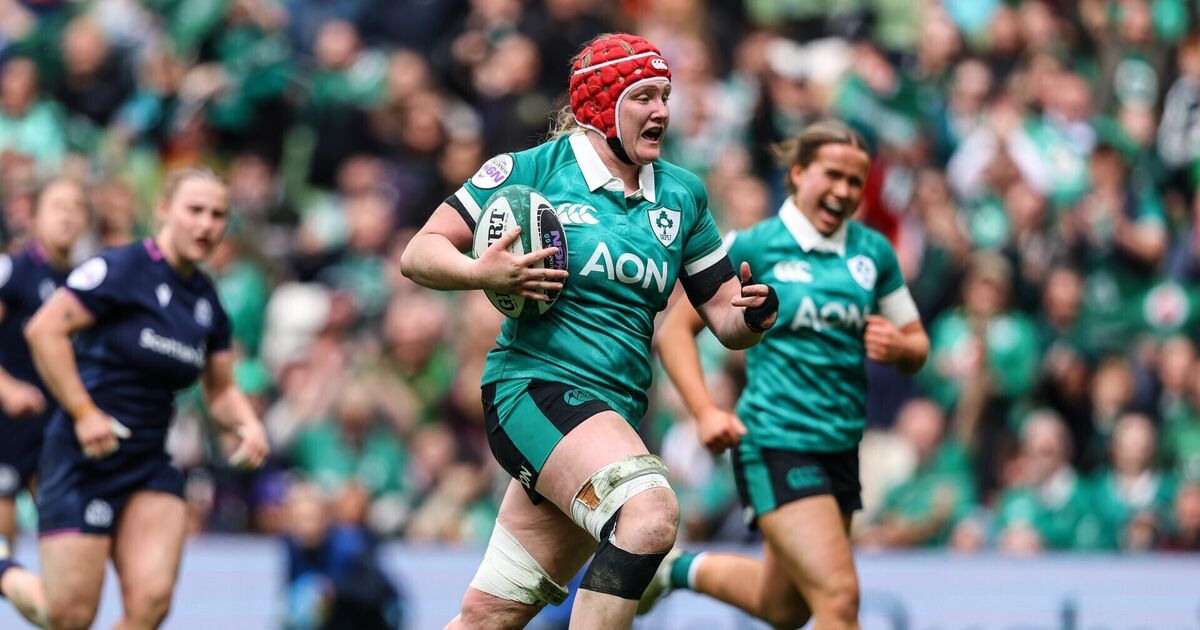 Ireland women hit Scotland for 54 on historic day