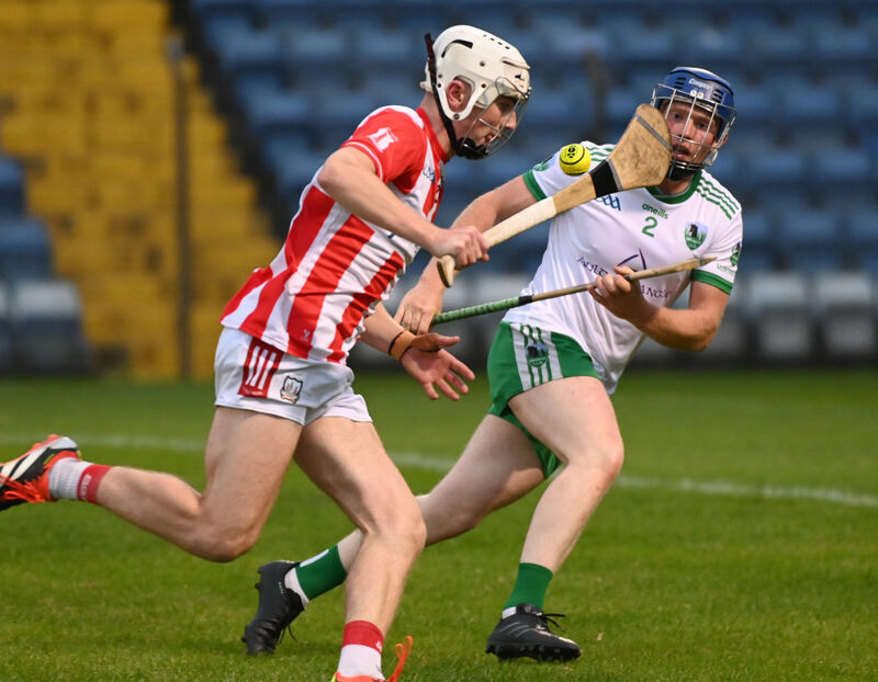 Imokilly's Jack Leahy goes past Muskerry's Brian Corcoran in 2024. Picture: Eddie O'Hare