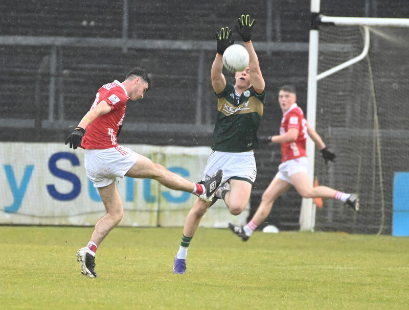 Cork's Kieran O'Shea shoots against Kerry. Picture: Eddie O'Hare