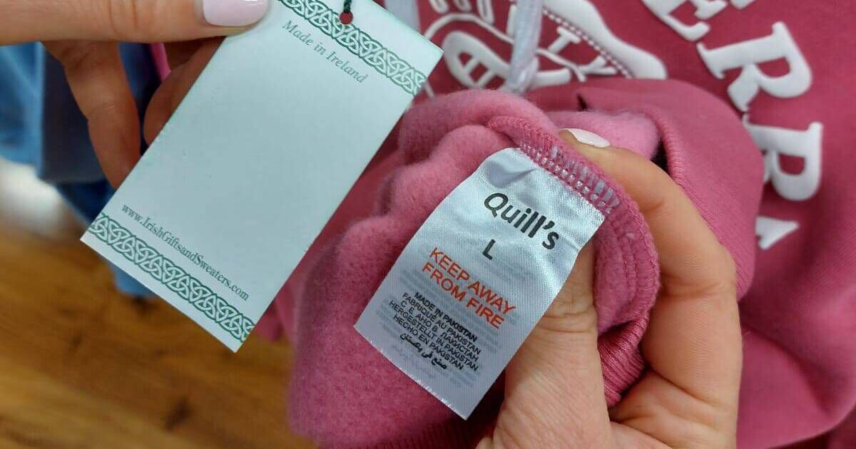 Quills cut off 'Made in Pakistan' sweatshirt labels in deliberate attempt to 'mislead' buyers, court told
