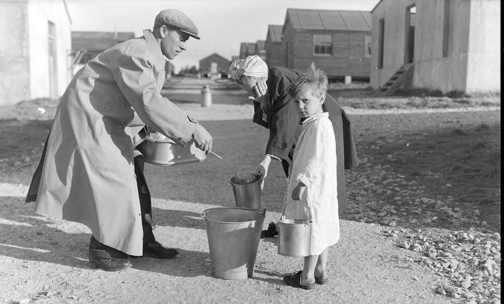 Hungarian refugees did not have an easy time at Knockalisheen camp in Co Clare in the mid-1950s. They were banned from leaving their cold and damp barracks, and gardaí were called on to restrict their movements. Picture courtesy of Sean Curtin