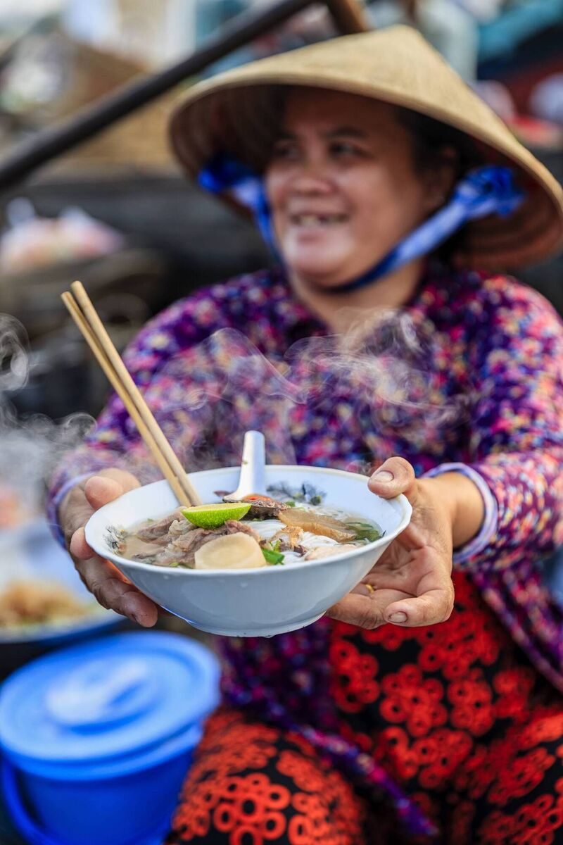 Vietnam probably stands out the most for food