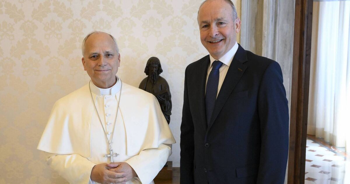 Micheál Martin invites Pope Leo to visit Ireland during state visit to Vatican