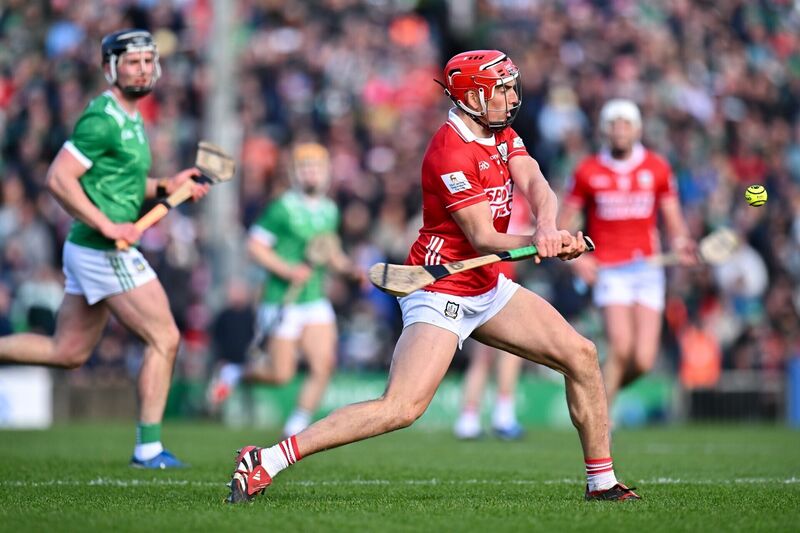 Ciarán Joyce of Cork in action during the Allianz HL Division 1A final against Limerick in April. Picture: Piaras Ó Mídheach/Sportsfile