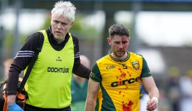 Micheál Burns sees red for strike on McHugh after mass brawl in Kerry-Donegal clash