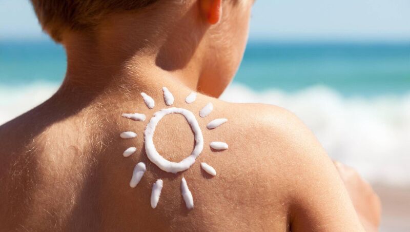 Sunburn in childhood can increase the risk of skin cancer in later years. 