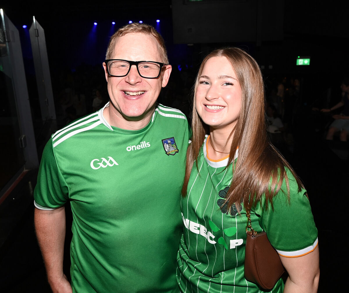  26th May 2026 Peter and Sofia Walsh at the Kneecap concert to launch their new album Fenian at The Savoy, Cork. Picture: Eddie O'Hare