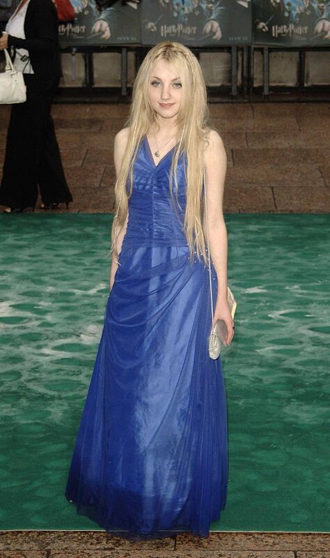 Evanna Lynch at the UK Premiere of 'Harry Potter And The Order Of The Phoenix' in July 2007. Picture: Joel Ryan/PA