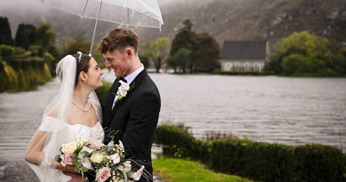 Wedding of the Week: We married during Storm Amy as Gougane Barra flooded