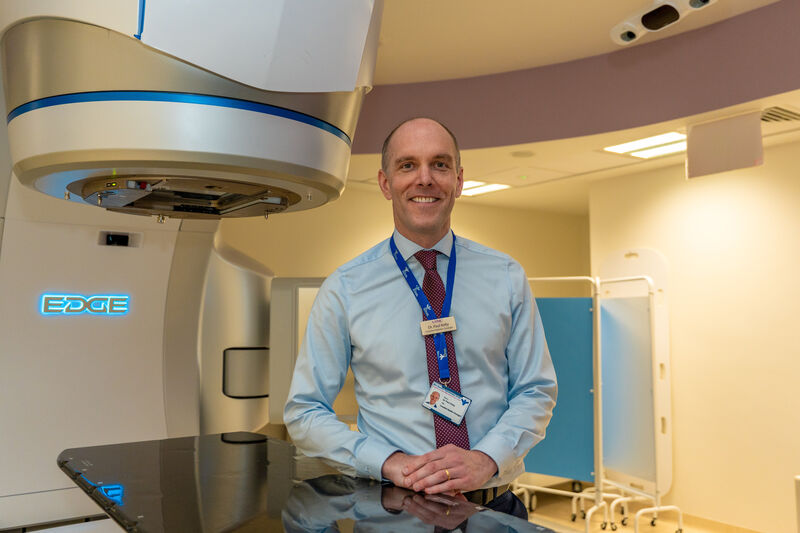 Dr Paul Kelly in the radiotherapy treatment room at Bon Secours Hospital in Cork. Picture: Noel Sweeney