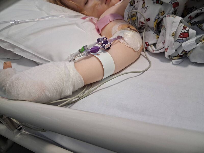 Matthew has turned a corner, but will require more surgeries in the future.