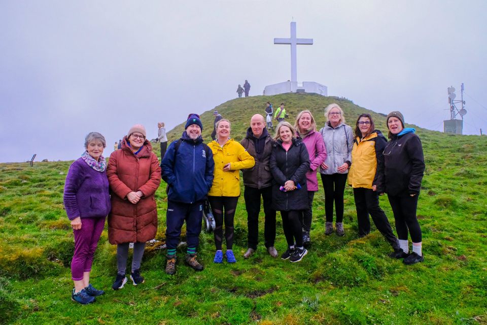 A group of participants during the sunrise walk. Photo: David Knight
