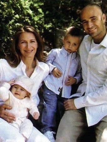 Steffi, Andre and their sons, Jayden and Jaz