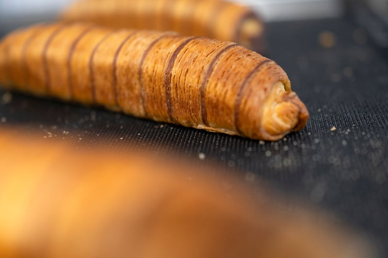 Pistachio pastries at Banco. Photograph: Chris Maddaloni