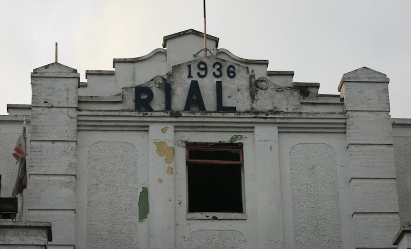 The Rialto cinema building has an art deco facade with a stepped motif. Photograph: Gareth Chaney/Collins