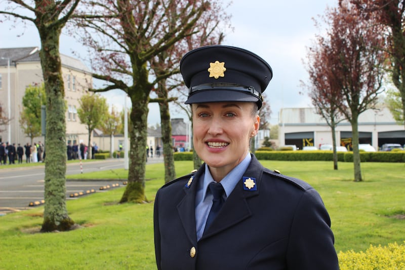 Newly qualified garda Ciara Kearns, 42, has represented Ireland in athletics. Photograph: Hugh Dooley
