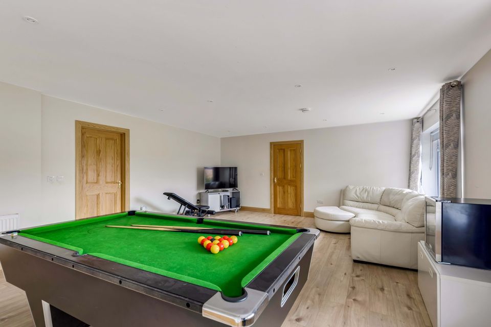 The games room at Cragroe