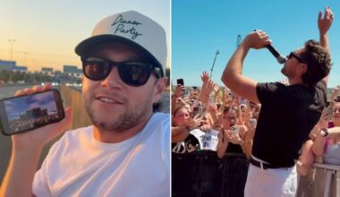 Niall Horan gets stranded on the motorway after his Big Weekend gig