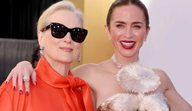 Emily Blunt says Meryl Streep danced to 'Mamma Mia' at her wedding to John Krasinski... reluctantly
