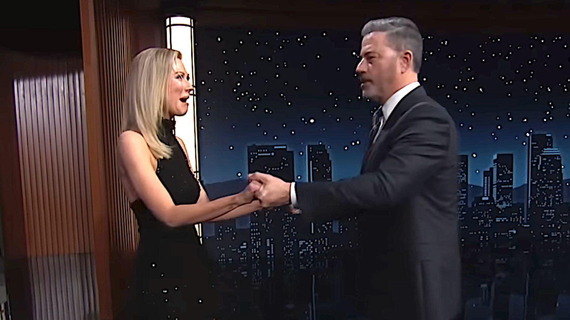 Desi Lydic Tells Jimmy Kimmel She Was In Film With His Nemesis