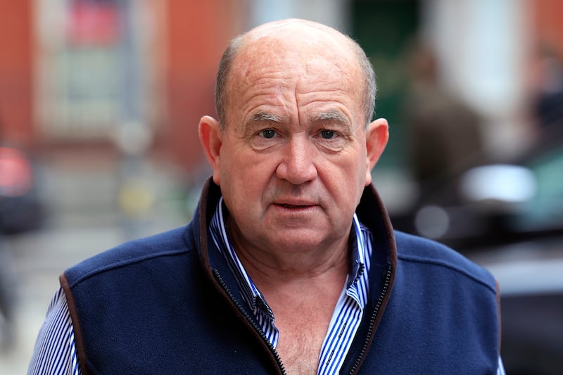 John Dallon, an agricultural contractor from Co Kildare, arriving for a Breaking Point event in Dublin. Photograph: Conor Ó Mearáin/PA