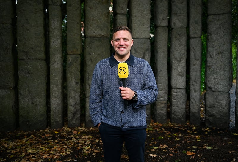Former Ireland rugby player Ian Madigan promoting Premier Sports in September 2025. Photograph: David Fitzgerald/Sportsfile