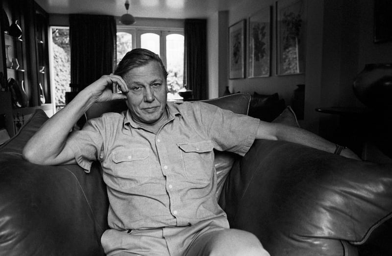 Naturalist and broadcaster David Attenborough  at home in London in 1990. Photograph: Richard Baker/In Pictures Ltd/Corbis/Getty 