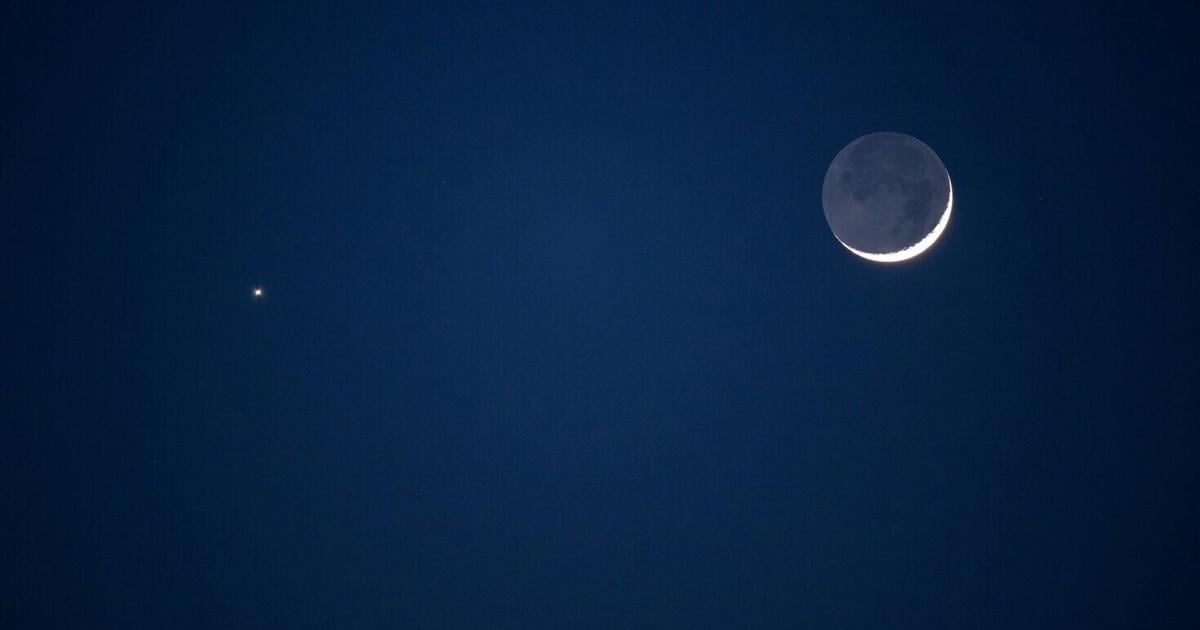 Venus and moon seen together in rare celestial event | National