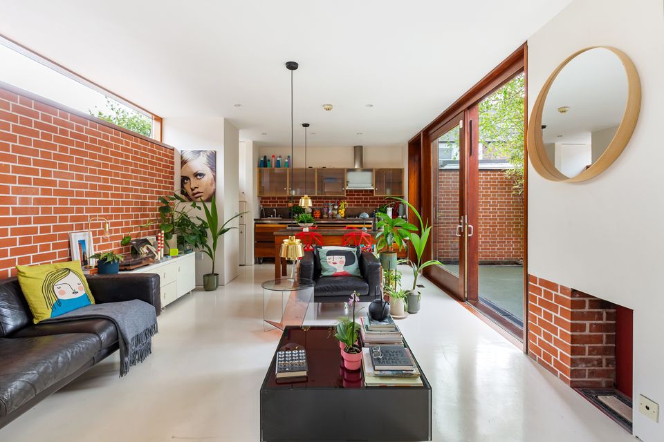 The main living space at Zero David Road