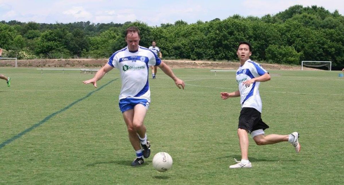 Alan lined out for Atlanta GAA following his move to the US