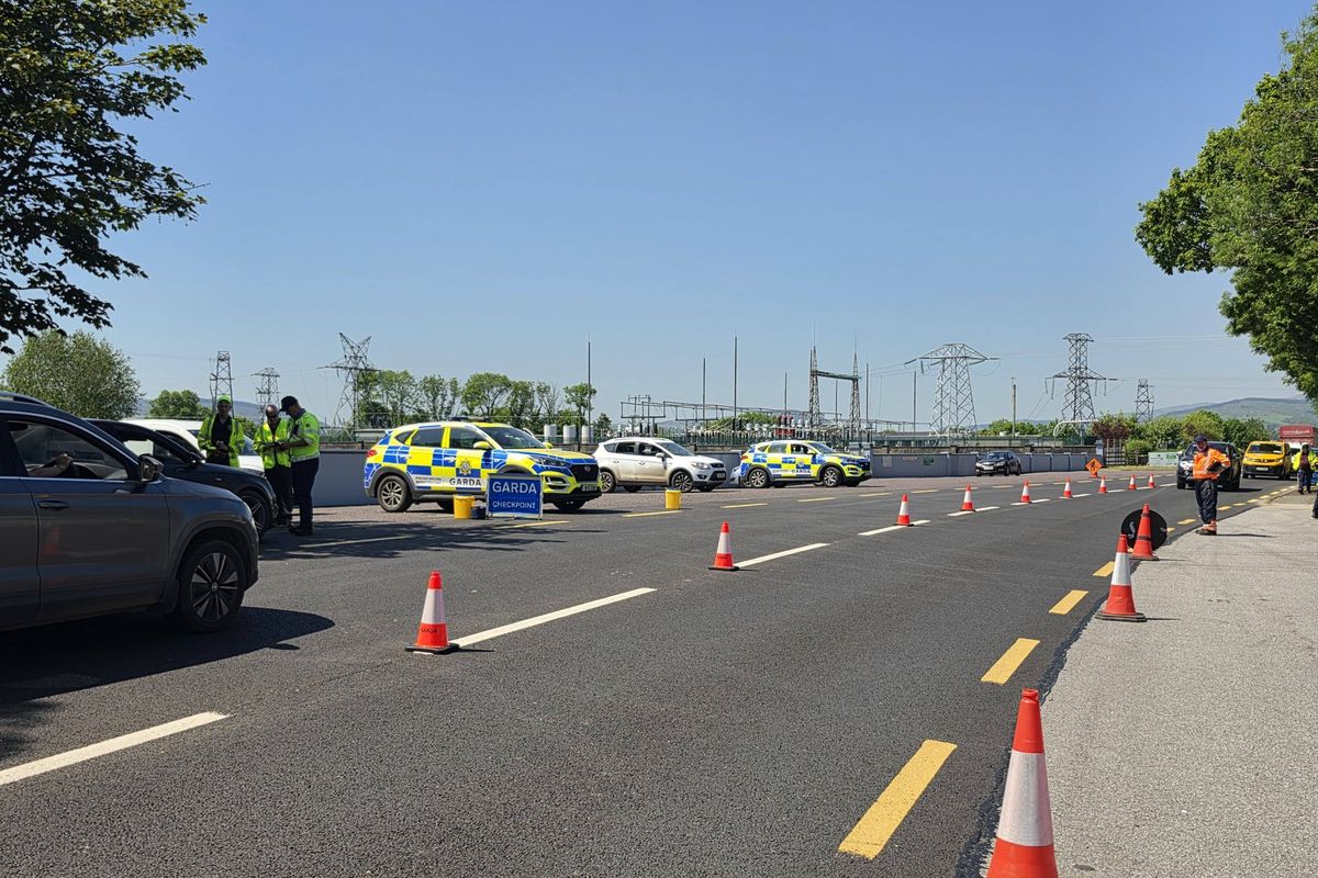 A recent multi-agency checkpoint near Dunmanway