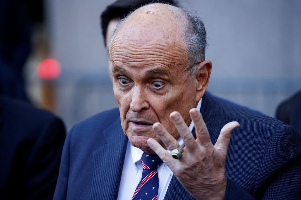 Former New York mayor Rudy Giuliani has faced charges. Photo: Reuters
