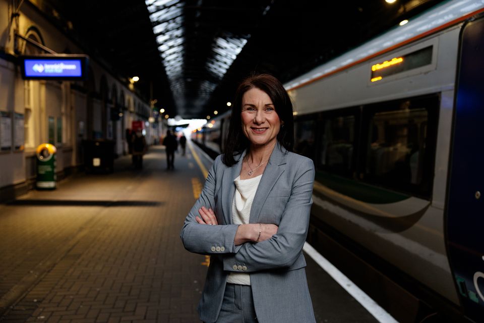 Mary Considine of Iarnród Éireann at Heuston Station. Photo: Mark Condren