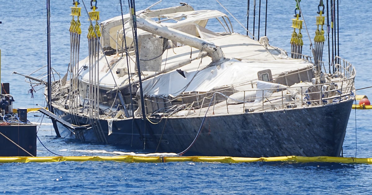 Sinking of Irish-born billionaire’s superyacht was not due to storm – reports – The Irish Times
