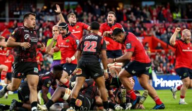 Munster secure URC quarter-final trip to South Africa after holding off the Lions – The Irish Times