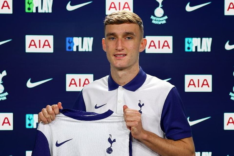 Mason Melia joined Tottenham from St Patrick's Athletic